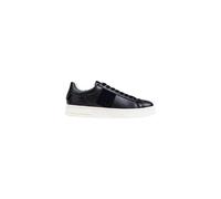 Armani Exchange Black Polyester Low Top Sneakers - EU40.5/US7.5