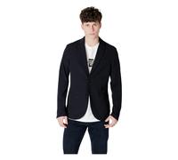 Armani Exchange, ,Jackets ,Uomo ,Nero ,3XS Giacca monopetto in twill ultra-elasticizzato