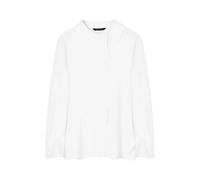 Armani Exchange, ,Blouses & Shirts ,Donna ,Bianco ,S Camicia Bianca con Colletto Asimmetrico