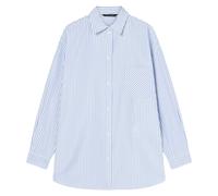 Armani Exchange, ,Blouses & Shirts ,Donna ,Blu ,L Xw002034 Af21535 Camicia a Righe