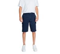 Armani Exchange Blue Cotton Bermuda Shorts - W29