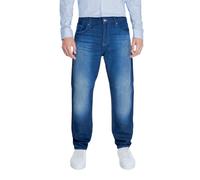 Armani Exchange Blue Cotton Skinny Pant - W31 | L30