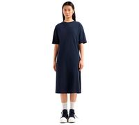 Armani Exchange Blue Edition, Logo Patch Abito Casual, Blu Scuro, S Donna