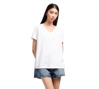 Armani Exchange Blue Edtion, V Neck, Logo Patch T-Shirt Donna (Pacco da 1)