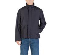 Armani Exchange Blue Polyester Full-Length Jacket - IT44 | S