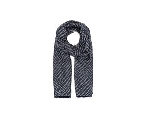Armani Exchange Blue Viscose Scarf