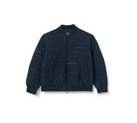 ARMANI EXCHANGE Bomber All Over Logo Print, Giacca, Uomo, Navy City Ao/Navy, XL