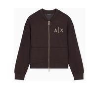 Armani Exchange - Bomber in viscosa scuba stretch - - Sweatshirts & Hoodies - Donna - Marrone - S