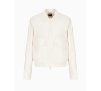 Armani Exchange Bomber Jacket with Monogram Logo Print Inside Giacca Blouson, ISO, XL Donna