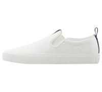 Armani Exchange Borg, Leather, Logo Back, Scarpe da Ginnastica Uomo, Bianco Sporco, 44 EU