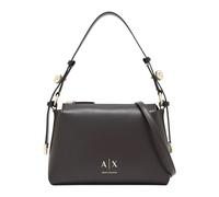 Armani Exchange - Borsa a Spalla in Tessuto Rivestito - - Bags - Donna - Marrone - ONE SIZE