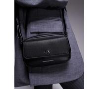 Armani Exchange - Borsa a tracolla con logo nera-Nero One Size
