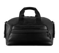 Armani Exchange Borsa da uomo Madrid, Sustainable, logo Embossed Duffle Bag, nero