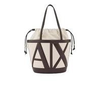 Armani Exchange Borsa donna a secchiello mano/spalla natural/dusk shade BS26AX06 XW002607 AF22635 Dimensioni borsa: Grande