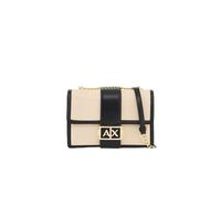 ARMANI EXCHANGE Borsa a tracolla 'Wonder' crema / nero Donna ARMANI EXCHANGE One Size