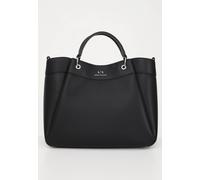 ARMANI EXCHANGE Borse Donna Nero Shopper Shopper con logo Autunno inverno 2025/2