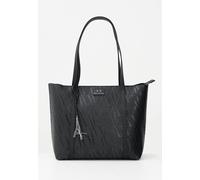 ARMANI EXCHANGE Borse Donna Nero Shopper Shopper con logo monogram Primavera est