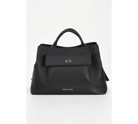 ARMANI EXCHANGE Borse Donna Nero Shopper Shopper con tasca e logo Autunno invern