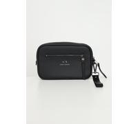 ARMANI EXCHANGE Borse Uomo Nero Pochette e clutch Pochette con logo Autunno inve