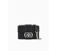 ARMANI EXCHANGE Borsa a tracolla 'JODIE' nero / argento, Taglia One Size