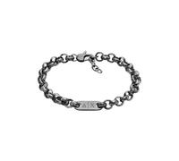 Armani Exchange Bracciale da uomo in acciaio inossidabile canna di fucile, AXG0174040