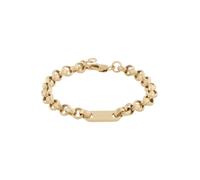 Armani Exchange AXG0175710 - Bracciale da uomo in acciaio inossidabile color oro