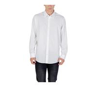 Armani Exchange Men's Essential, Down Side Logo Lettering Patch Shirt, off White, M, Bianco Sporco, M