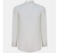 ARMANI EXCHANGE - Camicia bianca con collo corano per uomo