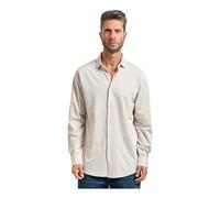 Armani Exchange - Camicia Bianca con Logo Ricamato a Manica Lunga - - Shirts - Uomo - Bianco - L