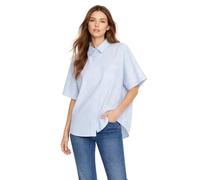 Armani Exchange - Camicia over a righe - - Blouses & Shirts - Donna - Blu - L