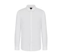 Armani Exchange - Camicia Popeline Slim Fit - - Shirts - Uomo - Bianco - S