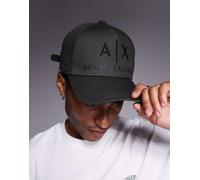 Armani Exchange - Cappellino con visiera e logo grande verde One Size