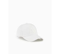 Armani Exchange Cappello da Baseball da Uomo, Bianco, Taglia Unica