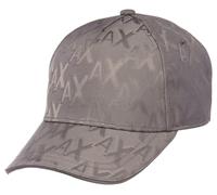 Armani Exchange Cappellino da Baseball da Uomo The Grid, con Logo, Torre Eiffel, Taglia Unica
