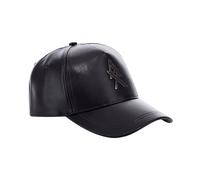 Armani Exchange - Cappellino da baseball in ecopelle - - Accessories - Donna - Nero - ONE SIZE
