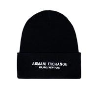 Armani Exchange - Cappellino in poliestere stampato con tessuto lavabile in lavatrice - - Accessories - Uomo - Blu - ONE SIZE
