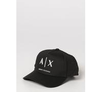ARMANI EXCHANGE Cappello in cotone con logo ricamato OS Nero