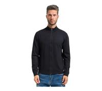 Armani Exchange Felpa da Uomo, a Maniche Lunghe, con Cerniera, Blu, M, Navy Scuro, M