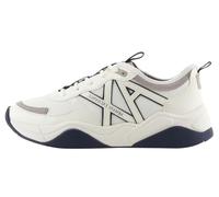 Armani Exchange Cher, Side Logo, Colour Contrasts, Scarpe da Ginnastica Donna, off White Blue, 40 EU