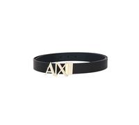 Armani Exchange - Cintura in Pelle Double-Sided - - Accessories - Uomo - Nero - S