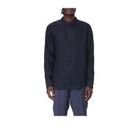 Armani Exchange - Classic Linen Shirt - -Shirts -Uomo -Blu -M
