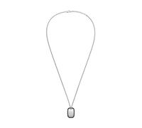 Armani Exchange Collana da uomo in acciaio inossidabile color argento, AXG0169040