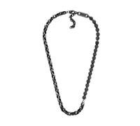 Armani Exchange Collana da uomo in acciaio inossidabile con chiusura a moschettone