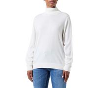 Armani Exchange Collo a Tartaruga, Polsini a Costine, Logo Ricamato sul Lato Felpa, ISO, M Donna