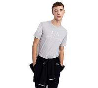ARMANI EXCHANGE Collo Rotondo Logo, T-shirt, Uomo, Grigio (B09b Heather Grey 3929), M