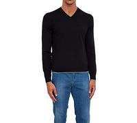 Armani Exchange Cotone Cashmere con scollo a V, Maglione da Uomo, Nero (Black), XXL