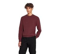 Armani Exchange Cotone Tinta Unita Waffle Knit Pullover Maglione Uomo, Vino Vigneto, XX-Large