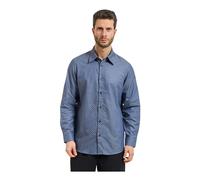 Armani Exchange - Cotton Shirt - - Shirts - Uomo - Blu - M