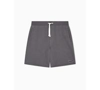Armani Exchange Cozy, Pantaloncini da Uomo Relaxed Fit Side Logo Patch, Dark Gull Gray, XL