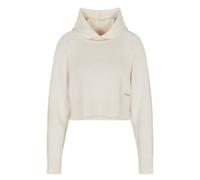 Armani Exchange Cozy, Toppa con Logo Laterale da Donna, a Maniche Lunghe, Bianca, M, ISO, M